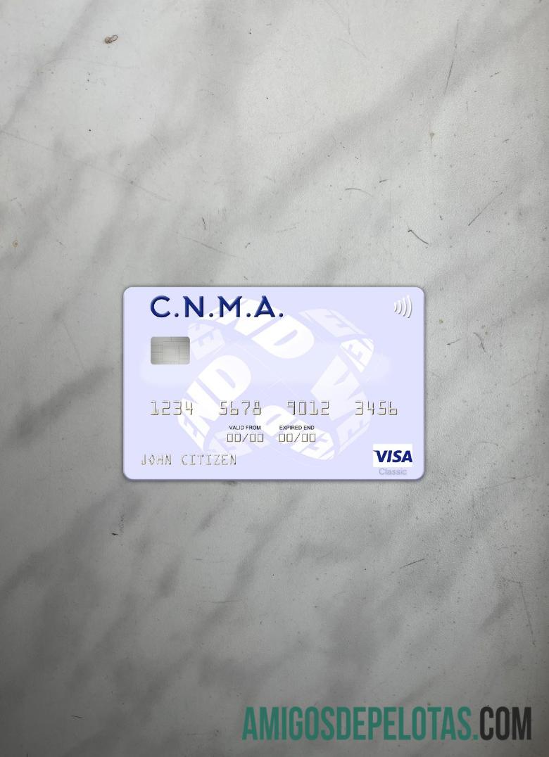 Argélia Caisse Nationale De Mutualité Agricole Visa Card Photolook Front exemplo